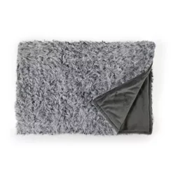 40 Winks Silver Fluff Pet Blanket