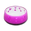 All For Paws Anti Slip Pink Hearts Dog Bowl