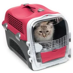 Catit Cabrio Cat Carrier Cherry Red