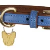 Digby & Fox Padded Leather Dog Collar Royal
