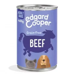 Edgard & Cooper Delightful Beef Adult Dog Food Tins