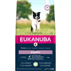 Eukanuba Small & Medium Breed Puppy & Junior Food Lamb & Rice
