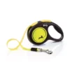 Flexi New Neon Tape Dog Lead 3m Yellow