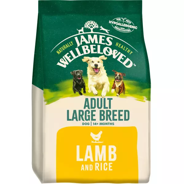 James Wellbeloved Adult Large Breed Dog Dry Food Lamb & Rice James Wellbeloved Adult Large Breed Dog Dry Food Lamb & Rice -Royal Canin Store james wellbeloved adult lamb rice large breed 1auc.jpg