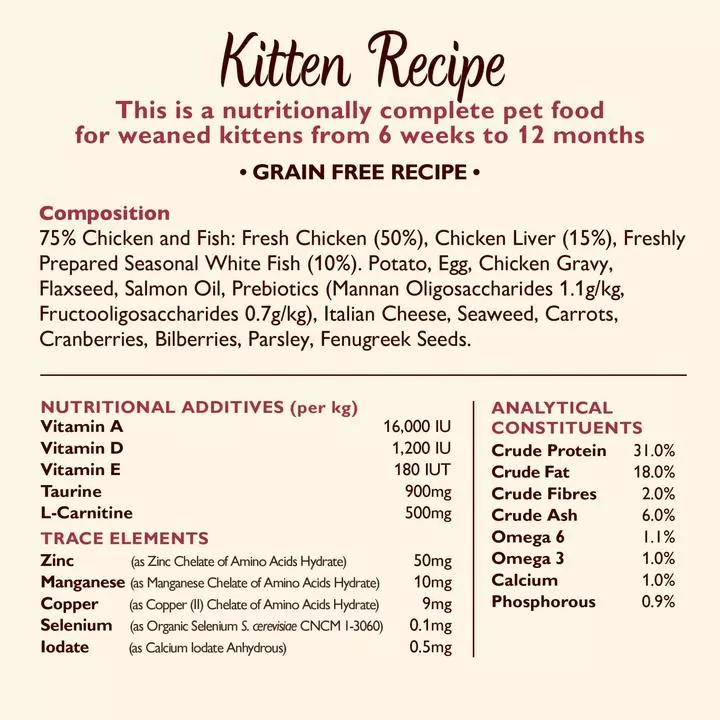 Lily's Kitchen Chicken & White Fish Kitten Recipe Lily's Kitchen Chicken & White Fish Kitten Recipe -Royal Canin Store lilys kitchen lifestages lir9.jpg