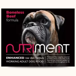 Nutriment Boneless Beef Formula Raw Dog Food Trays
