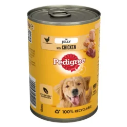 Pedigree Chicken In Jelly Dog Tins