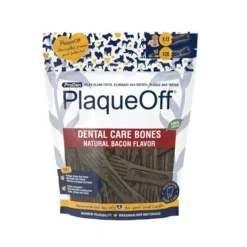 Plaque Off Natural Bacon Dental Bones For Dogs
