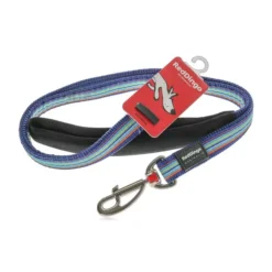 Red Dingo Dark Blue Stripe Dog Lead