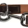 Trixie Active Comfort Adjustable Leather Leash For Dogs Brown/Light Brown