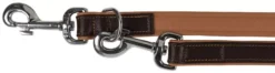Trixie Active Comfort Adjustable Leather Leash For Dogs Brown/Light Brown