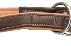 Trixie Active Comfort Adjustable Leather Leash For Dogs Brown/Light Brown -Royal Canin Store trixie active comfort adjustable leather leash for dogs brownlight brown mi4g.jpg