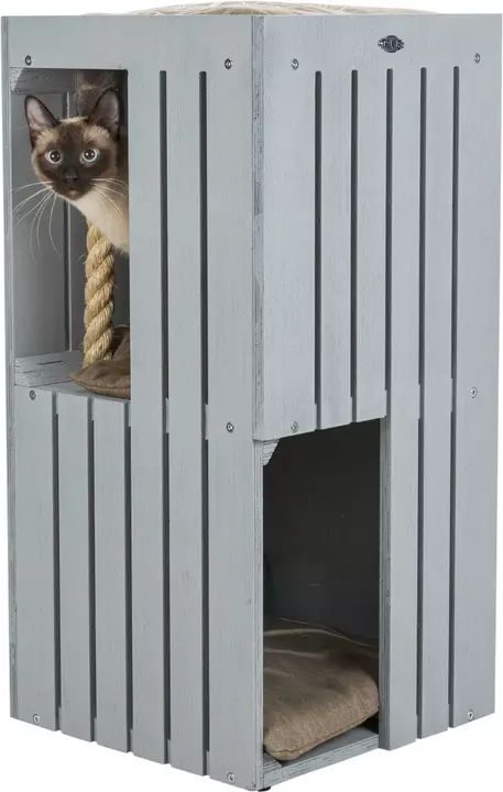 Trixie BE NORDIC Cat Tower Juna Grey for Cats Trixie BE NORDIC Cat Tower Juna Grey For Cats -Royal Canin Store trixie be nordic cat tower juna grey for cats gpue.jpg