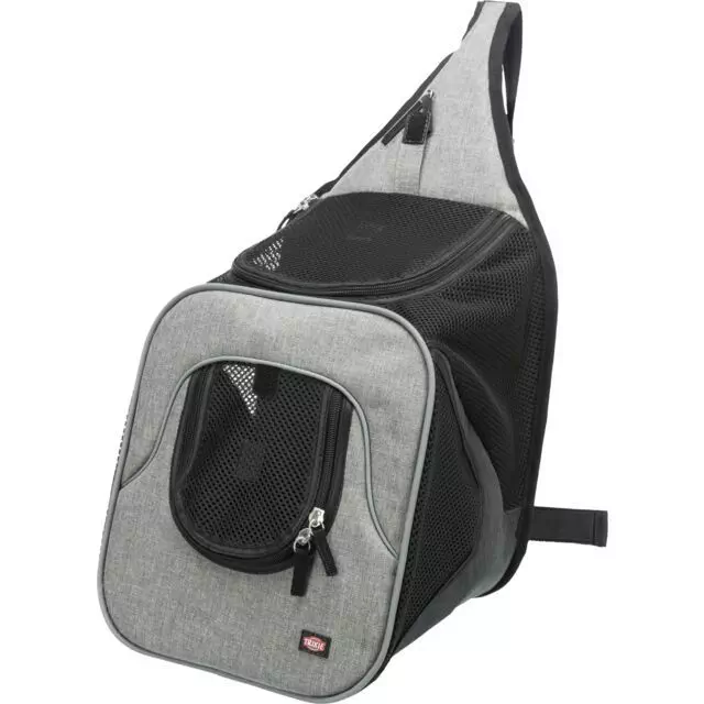 Trixie Black & Grey Front Carrier Savina for Cats Trixie Black & Grey Front Carrier Savina For Cats -Royal Canin Store trixie black grey front carrier savina for cats tf0i.jpg