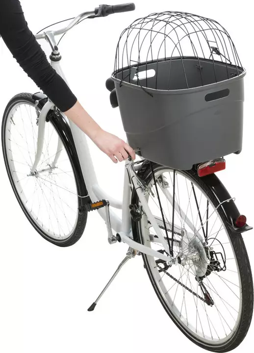 Trixie Dog Bicycle Basket for Bike Racks Grey Trixie Dog Bicycle Basket For Bike Racks Grey -Royal Canin Store trixie dog bicycle basket for bike racks grey ci3u.jpg