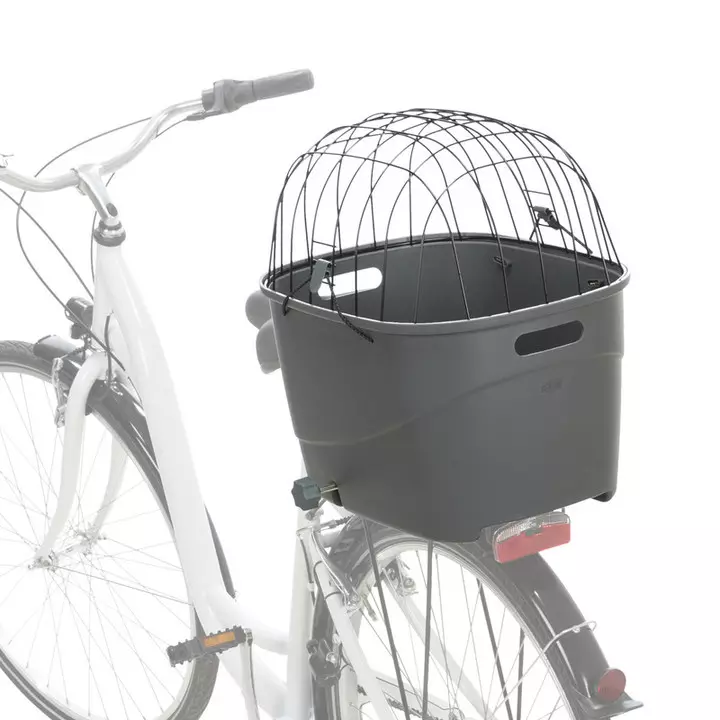 Trixie Dog Bicycle Basket for Bike Racks Grey Trixie Dog Bicycle Basket For Bike Racks Grey -Royal Canin Store trixie dog bicycle basket for bike racks grey gaew.jpg