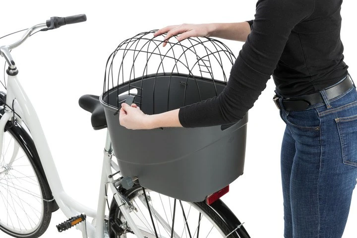 Trixie Dog Bicycle Basket for Bike Racks Grey Trixie Dog Bicycle Basket For Bike Racks Grey -Royal Canin Store trixie dog bicycle basket for bike racks grey ncfg.jpg