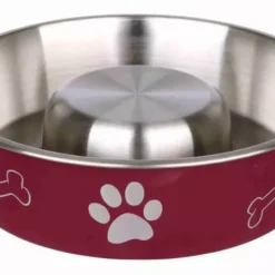 Trixie Dog Slow Feeding Plastic Coated Bowl