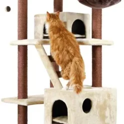Trixie Felicitas Scratching Post Beige/Brown