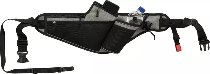 Trixie Jogging Belt with Leash Grey/Black Trixie Jogging Belt With Leash Grey/Black -Royal Canin Store trixie jogging belt with leash greyblack om1b.jpg