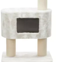 Trixie Nelli Scratching Post White/Taupe For Cats