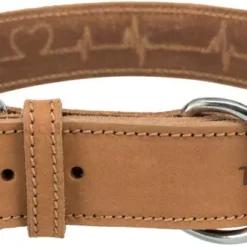 Trixie Rustic Fatleather Heartbeat Collar Brown -Royal Canin Store trixie rustic fatleather heartbeat collar brown wt3v.jpg