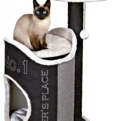Trixie Susana Scratching Post Black/Light Grey/Grey For Cats