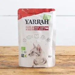 Yarrah Organic Fillets With Beef In Sauce For Cats